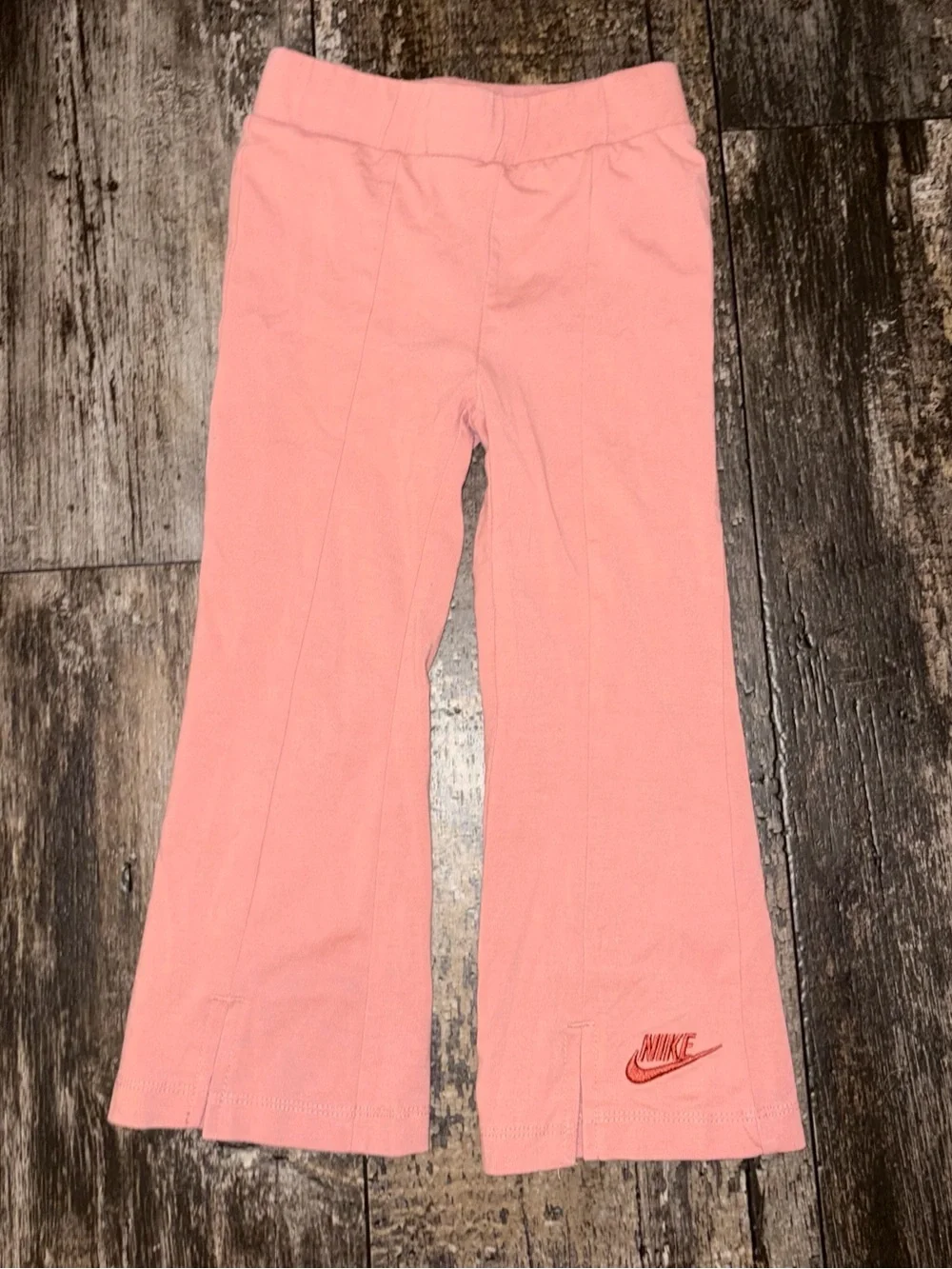 Nike Kids Pink Flared Sweatpants